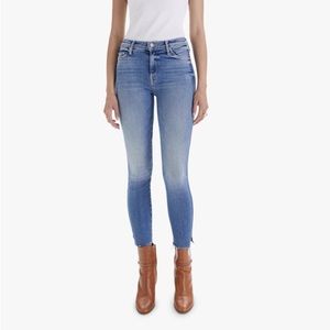 MOTHER Blue Skinny Jeans
